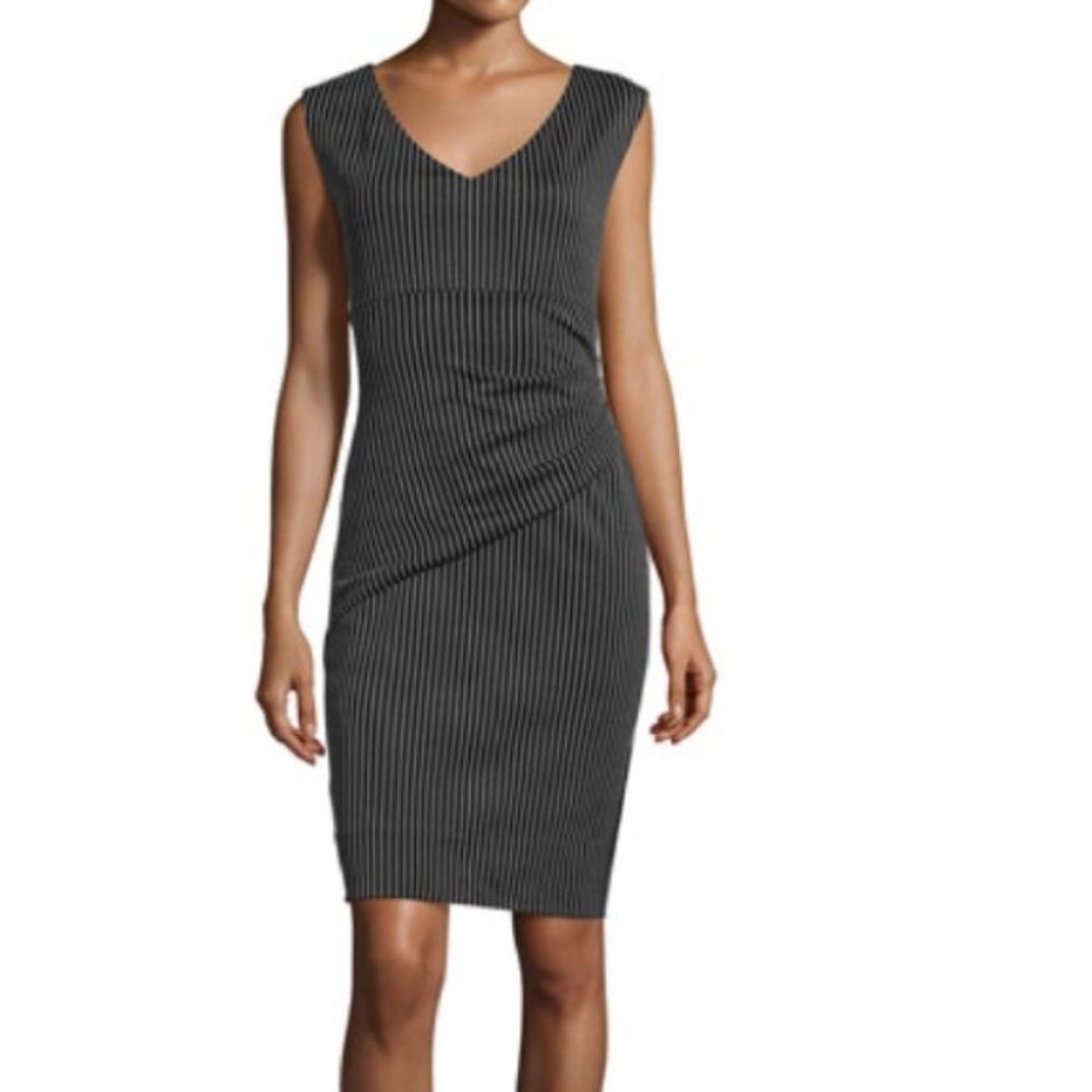NWT Diane Von Furstenberg Striped Bevin Dress